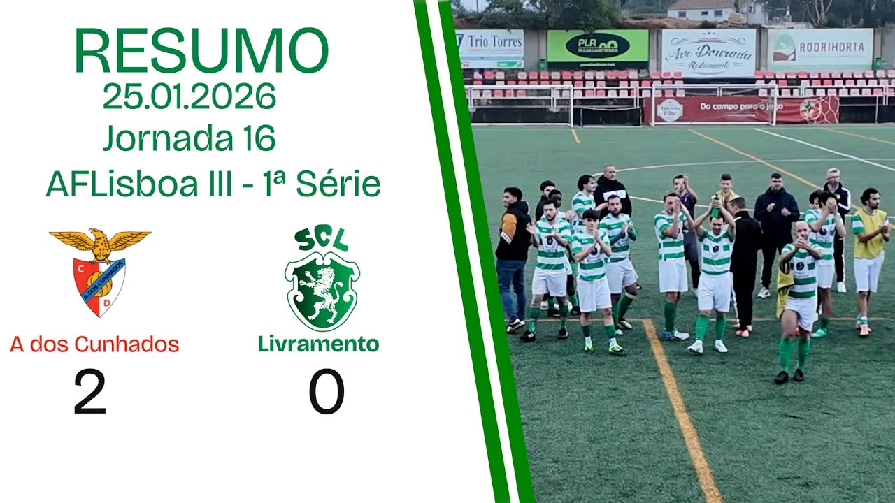 2025/26: J16: A dos Cunhados 2-0 Livramento