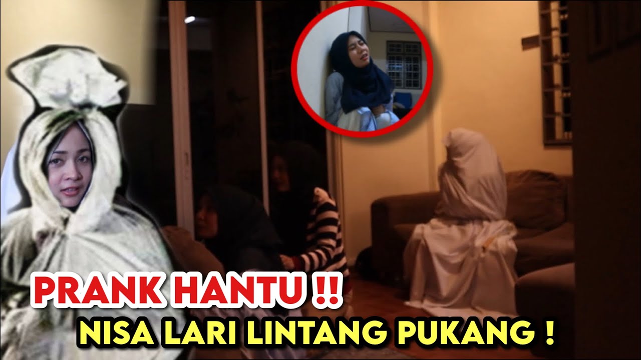PRANK HANTU!!! NISA LARI LINTANG PUKANG!!! BALAS DENDAM