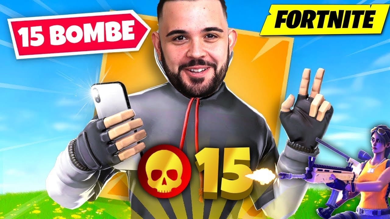 Fortnite : 15 Bombeeeeeeee 😱