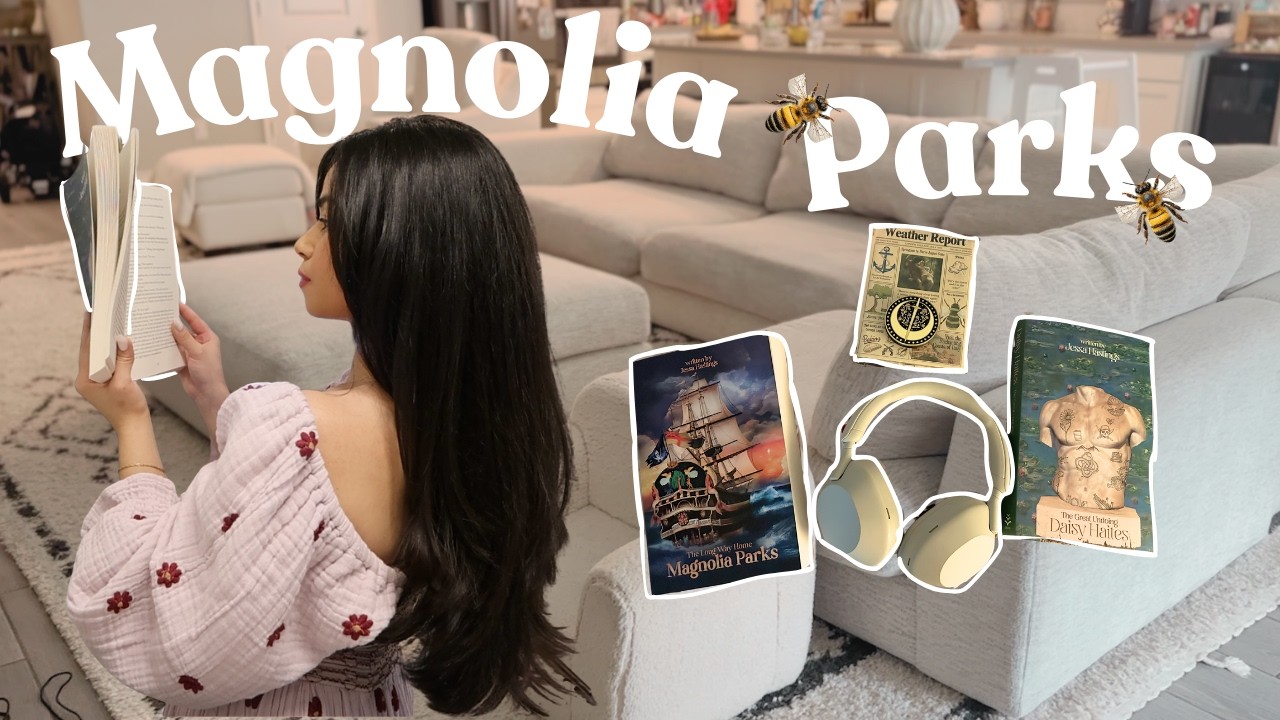 Self Care + Magnolia Parks 💐 | Reading Vlog 🫶🏼