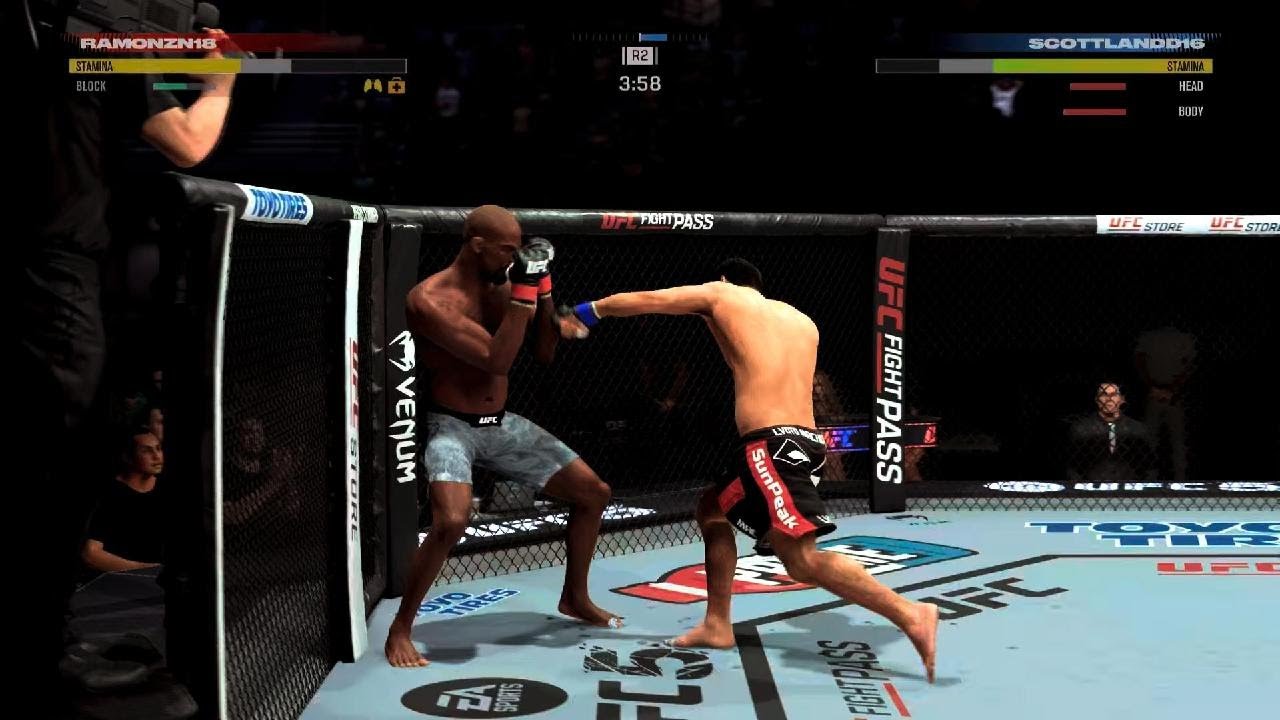 EA SPORTS UFC 5 Adesanya taunter karma clean head movement KO