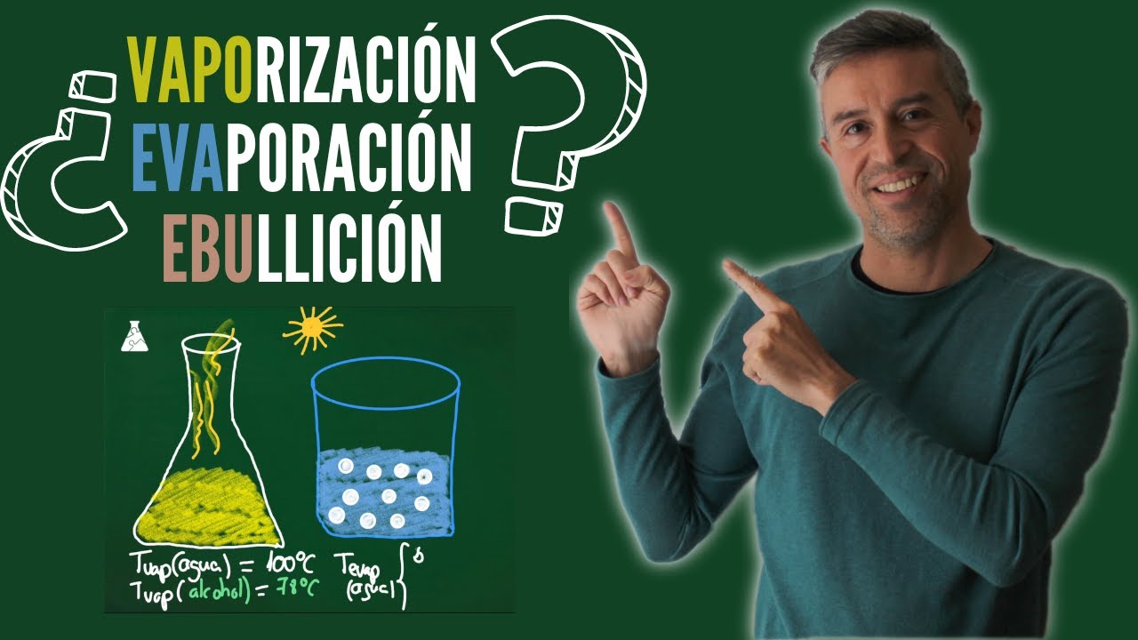 diferencia entre VAPORIZACI&Oacute;N, EVAPORACI&Oacute;N y EBULLICI&Oacute;N 🥵 Dibujos 