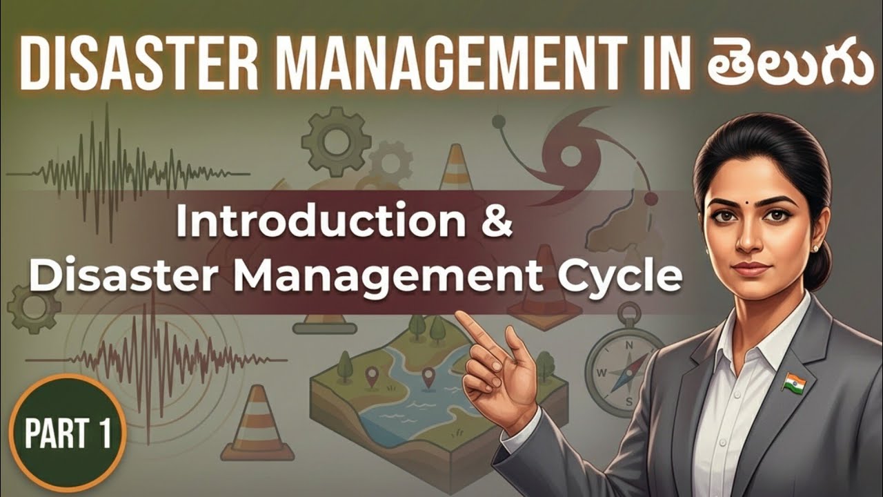 Disaster Management in తెలుగు| PART 1|APPSC/TSPSC general studies telugu|SSC, RRB, competitive exams