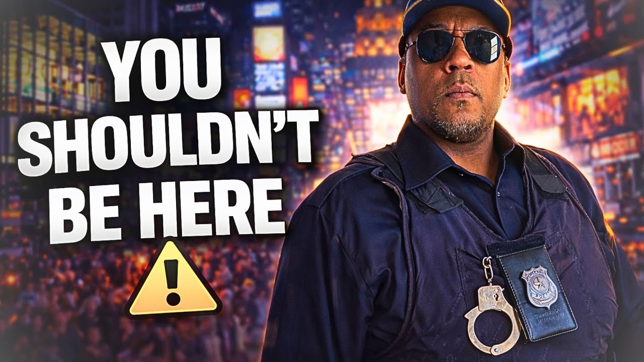 Тебе не следует здесь находиться 👮🏾‍♂️ Полицейский на Таймс-сквер | ASMR-ролевая игра в новогодню...