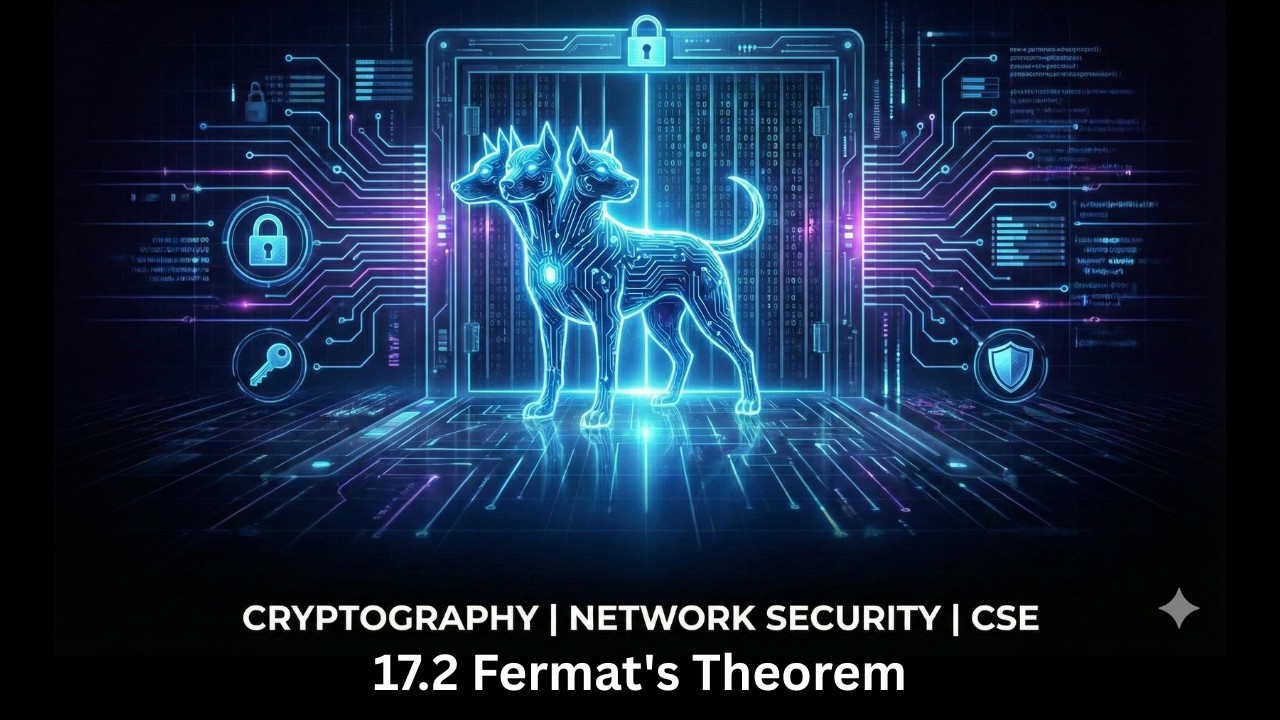 17.2 Fermat's Theorem | Prime Numbers | Cryptography | Computer Science Engineering
