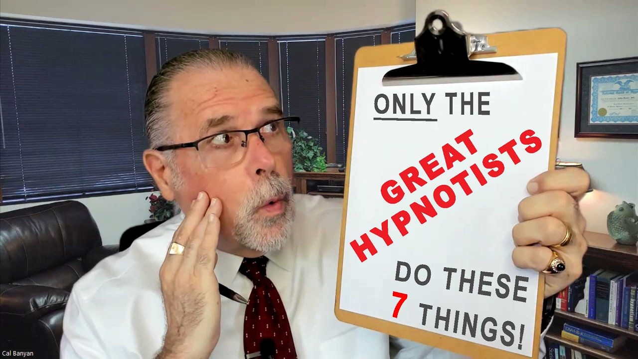 ✔ ONLY Great Hypnotists & Hypnotherapists Do This!  (7 Things!)