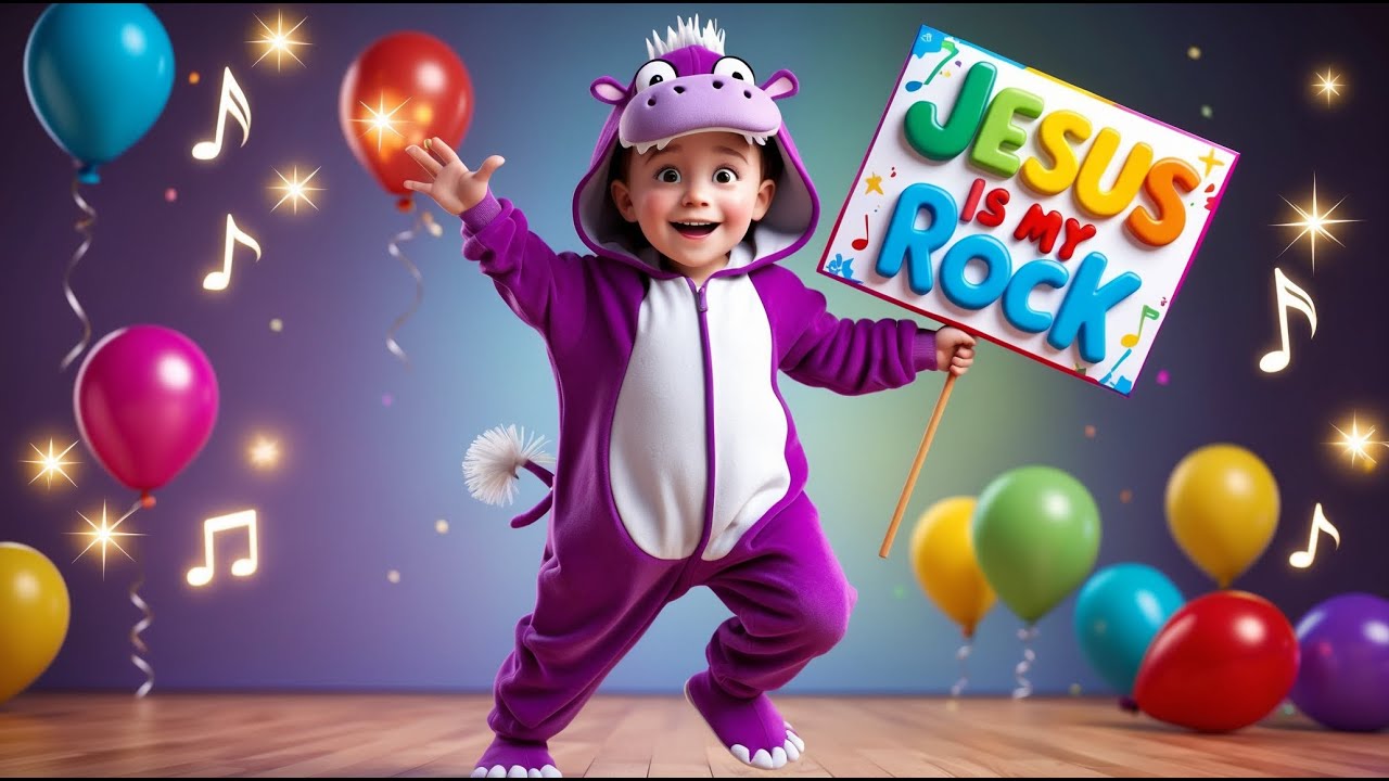 Jesus is my Rock Fun  Kids  Praise song