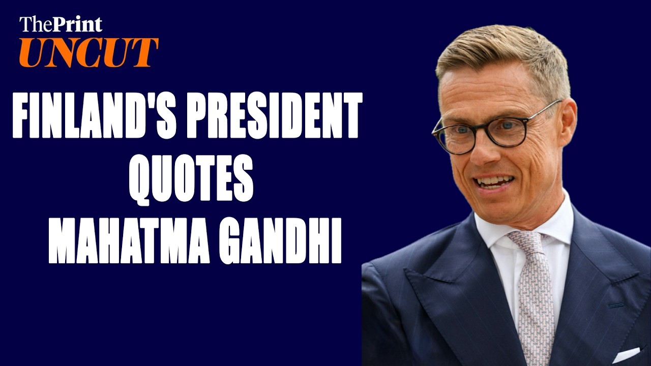 Finland's President Alexander Stubb quotes Mahatma Gandhi during his UNGA address: Full Speech