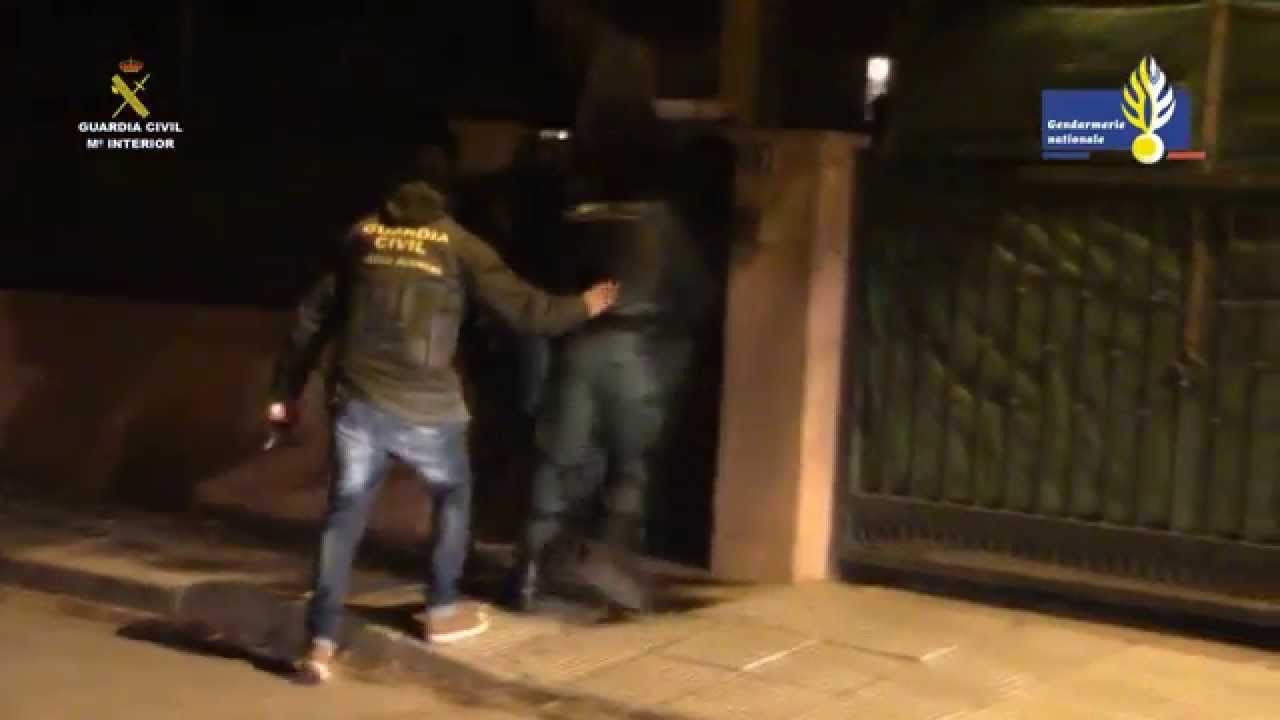 Operación Lunettes. Operaciones de la Guardia Civil. Murcia