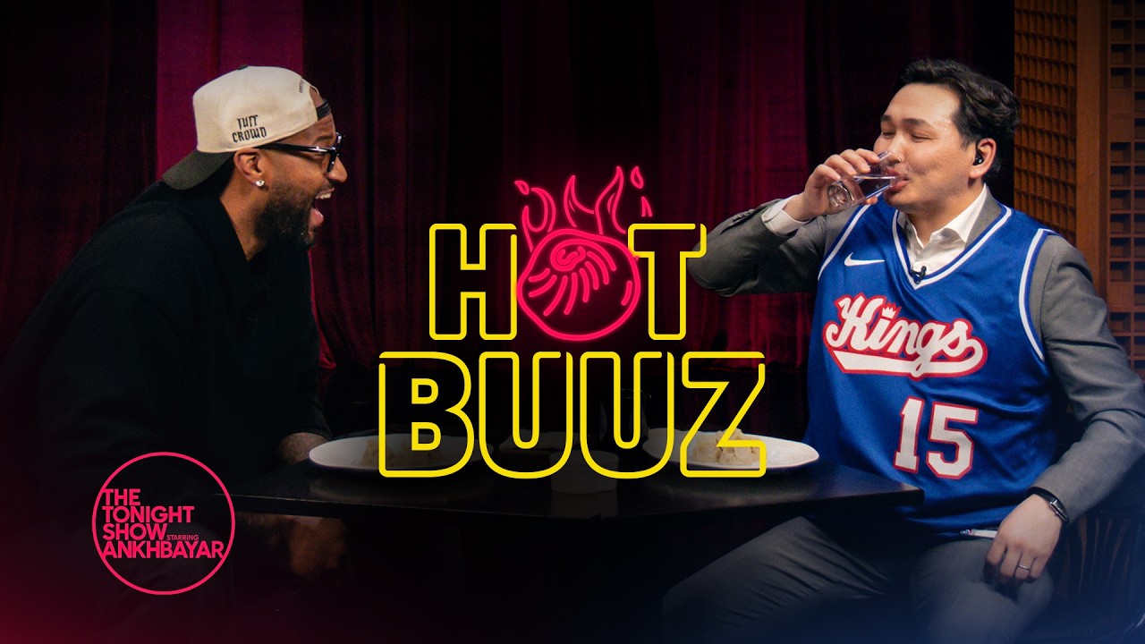 Hot Buuz with DeMarcus Cousins | The Tonight Show Starring Ankhbayar