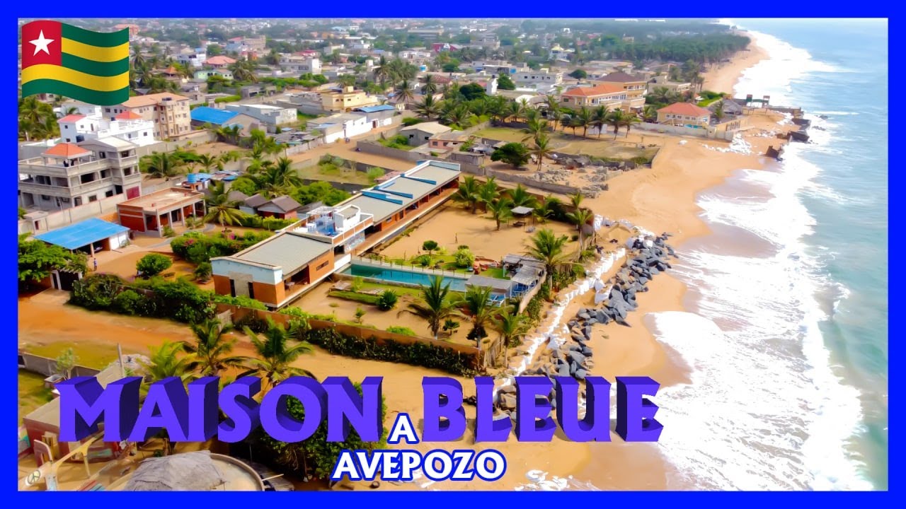 La Maison Bleue Plage Exceptionelle à Avepozo | Exceptional Beach & Holiday Lodge Lomé-Togo