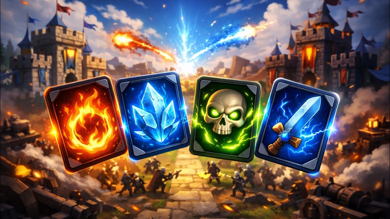 🔥 Castle Crush – Magic Card Battle Gameplay!