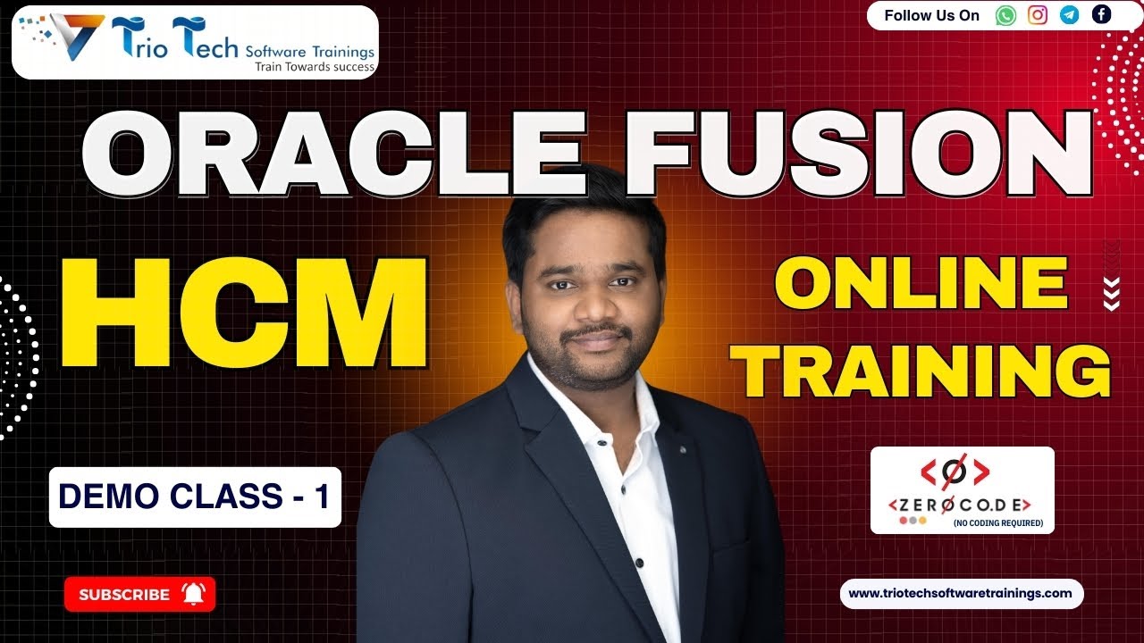 Oracle Fusion HCM | Oracle Fusion Cloud HCM Online Training | Oracle Fusion HCM Training Demo-1