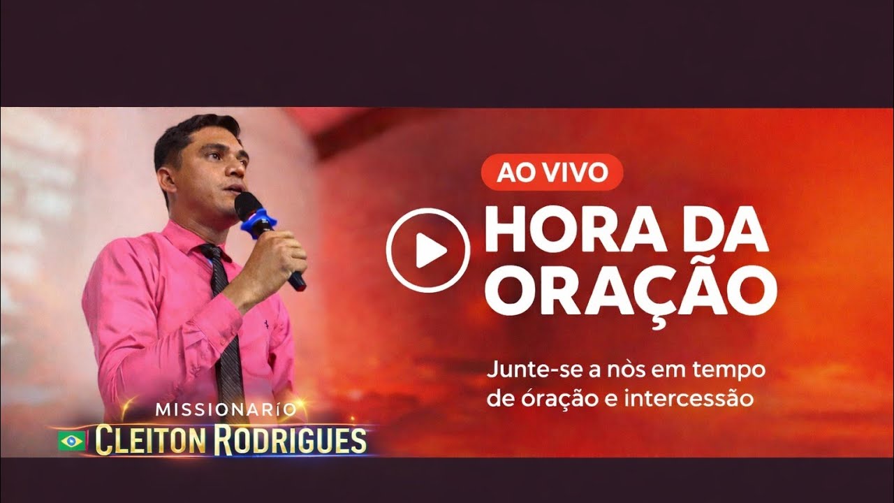 Hora da oração Deus tem uma palavra para tua vida