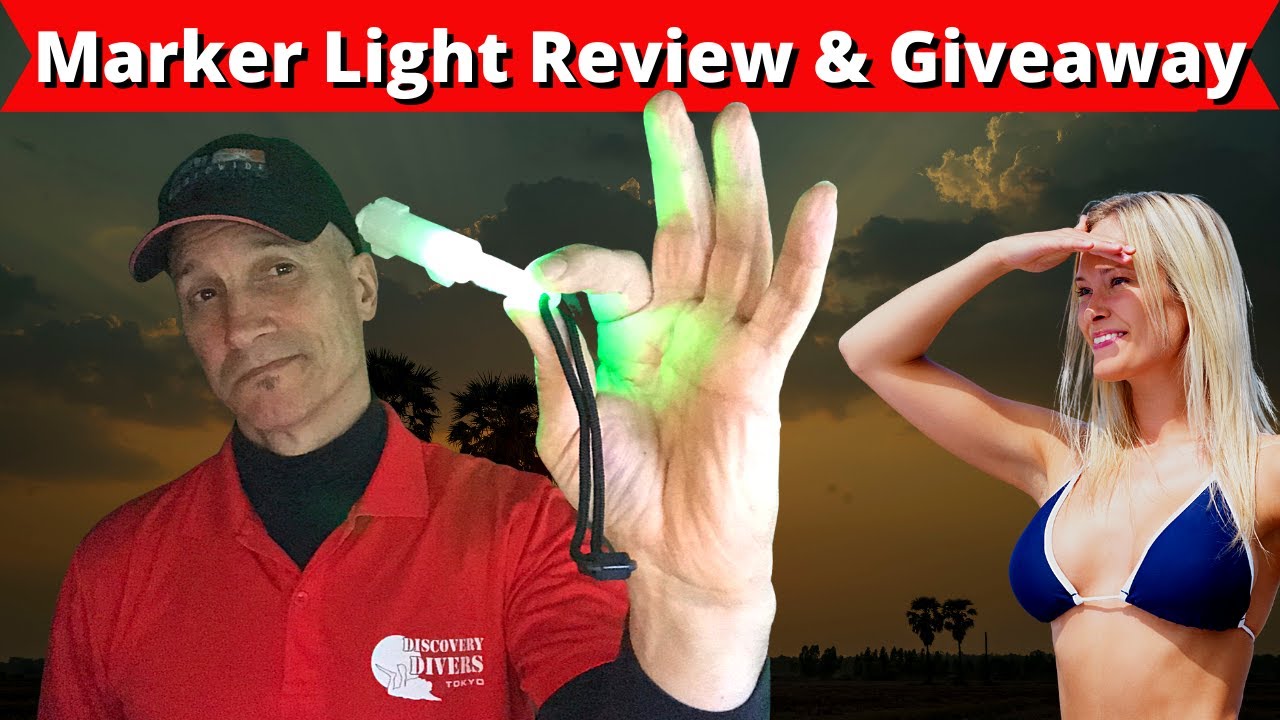 Scuba Marker Light Review and Giveaway - Night Diving and Marker Light (Scuba Tips and Tricks)