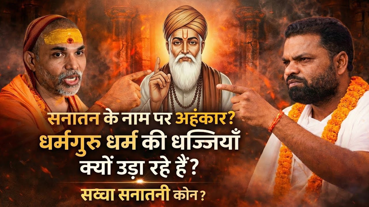 सनातन के नाम पर अहंकार? धर्मगुरु धर्म की धज्जियाँ क्यों उड़ा रहे हैं? सच्चा सनातनी कौन संत अभय साहब