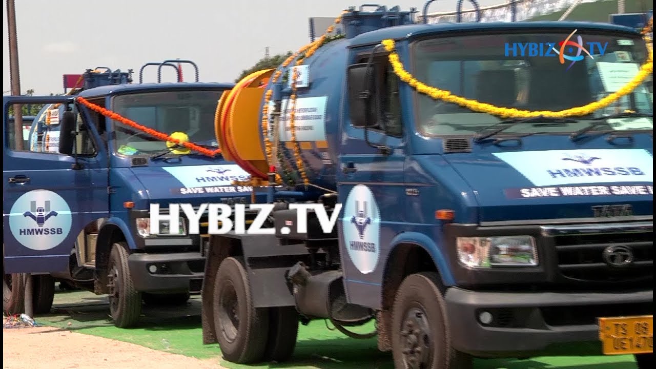 HMWSSB Launches 70 Mini Jetting Machines | hybiz