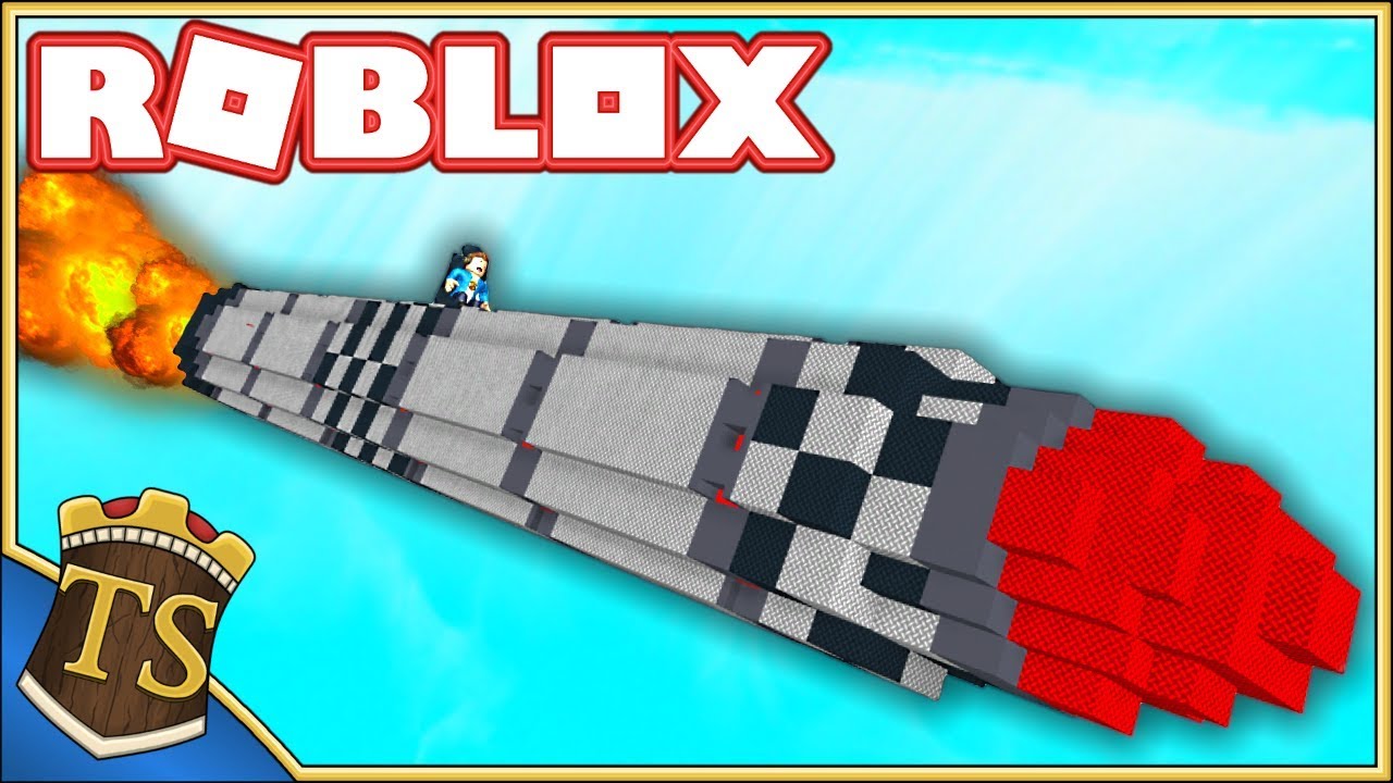 FLYVER PÅ EN KÆMPE RAKET! - Build A Boat For Treasure | Dansk Roblox