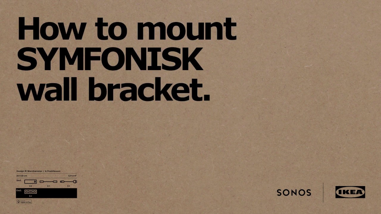 Zo monteer je de IKEA SYMFONISK speaker met de wandbevestiging