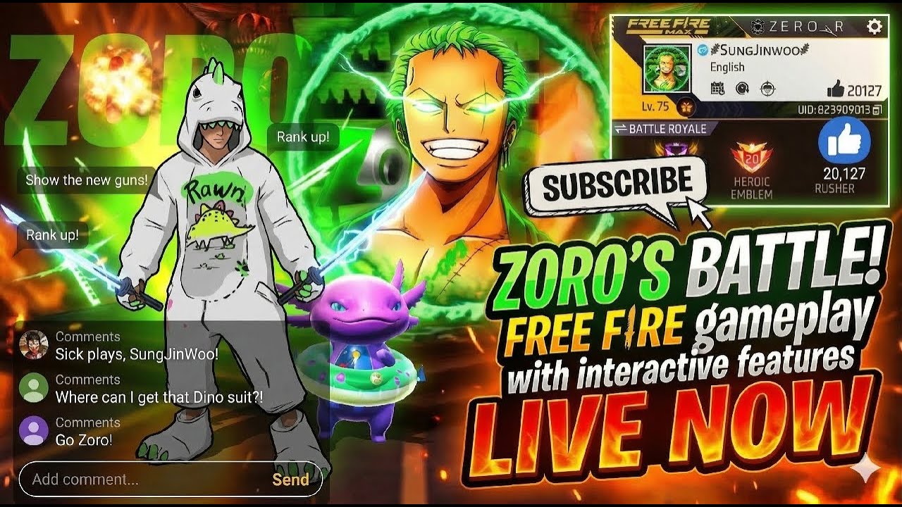 Live streaming of Zoro