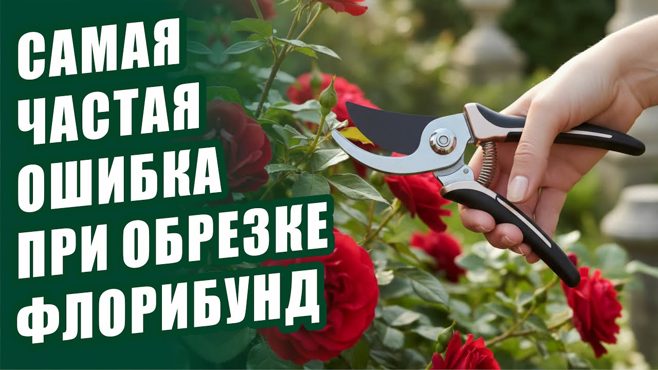 3 ВАРИАНТА ОБРЕЗКИ ФЛОРИБУНД. САМАЯ ЧАСТАЯ ОШИБКА ПРИ ОБРЕЗКЕ ФЛОРИБУНД. ОБРЕЗКА РОЗ ОСЕНЬЮ И ВЕСНОЙ