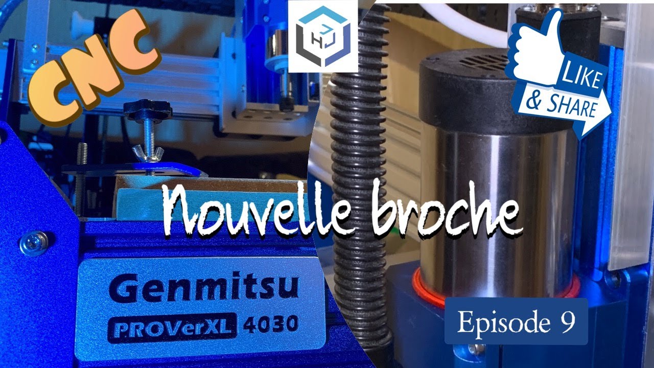 Nouvelle broche pour la Genmitsu PROVerXL 4030 (Spindle Upgrade)