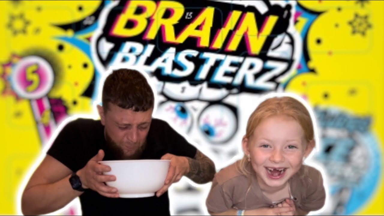 BRAIN BLASTERZ julekalender - taste test! stakkels far! 😂