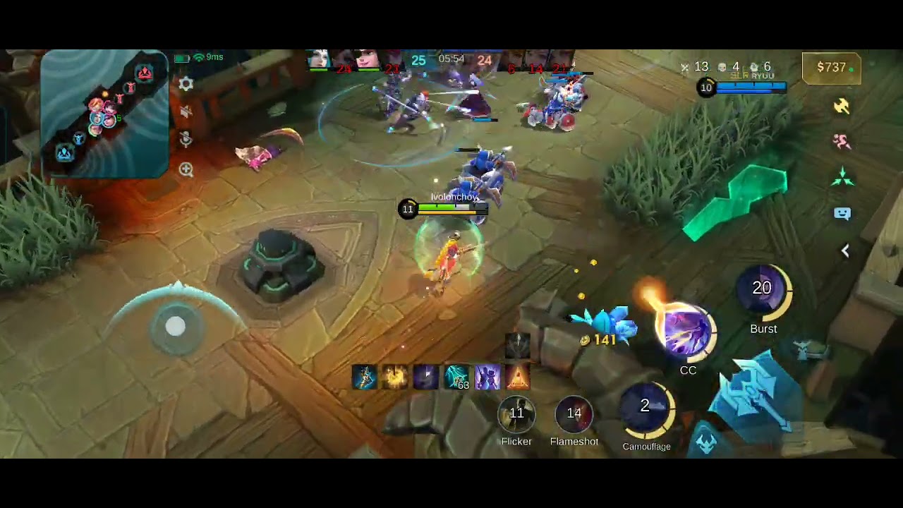 BRAWL GAMEPLAY OF LESLEY