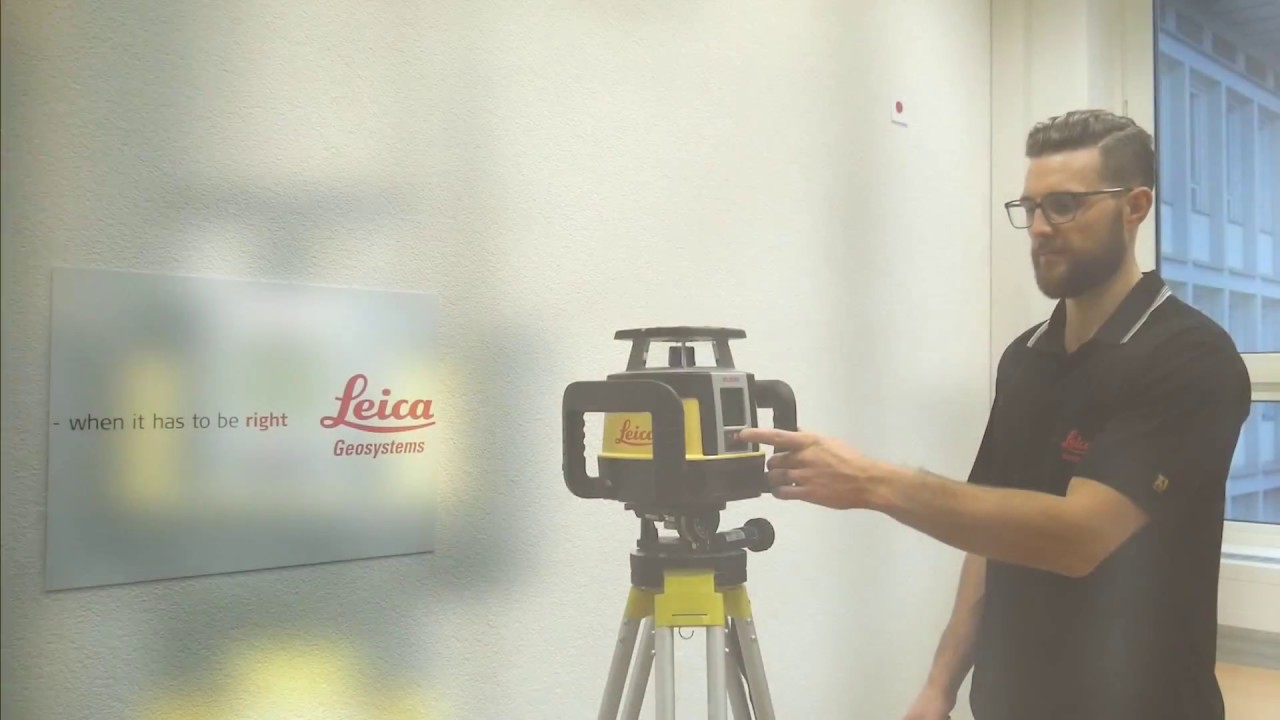 Leica Rugby CLA - How to do manual grade with dial in slope adapter