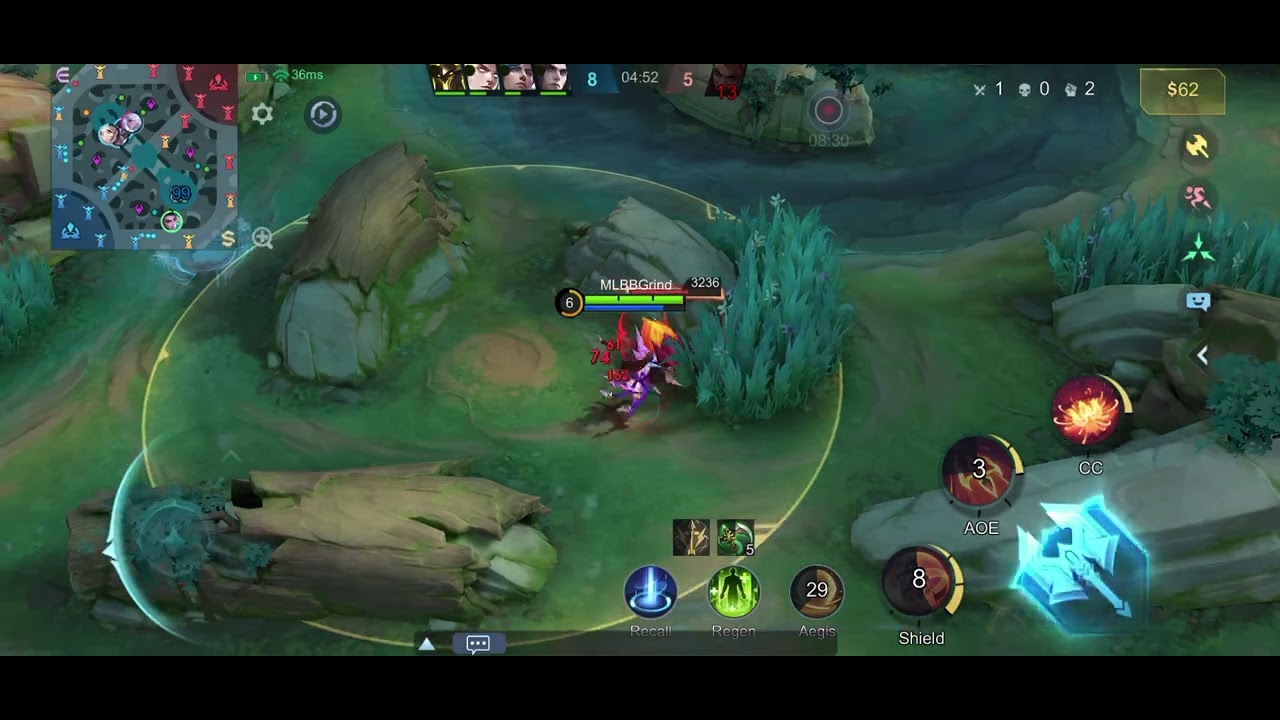 Hanabi Gold Lane vs Mythic Immortal Players | Patient Gameplay Wins