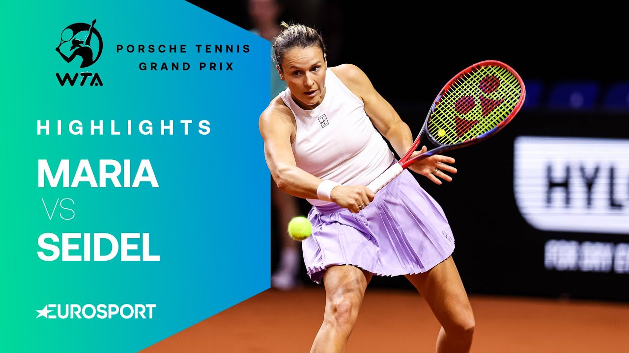 Tatjana Maria - Ella Seidel | Highlights deutsch | Porsche Tennis Grand Prix | 1. Runde Stuttgart