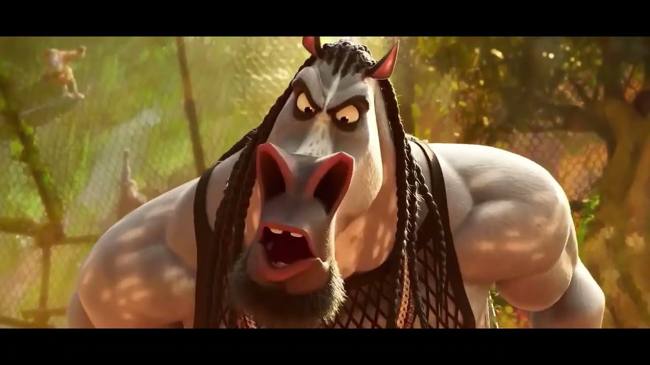 A little goat challenge horse movie