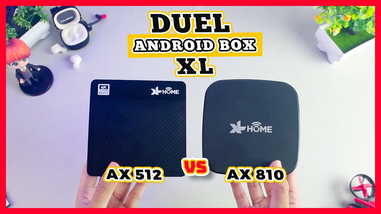 Set Top Box Android Smart TV Digital 200ribuan TERBAIK | Perbandingan XL Home Akari AX512 vs AX810