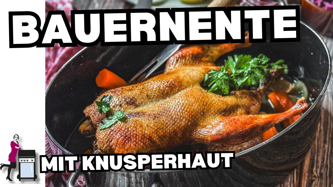 Ente im Bräter zubereiten - klassisches Rezept