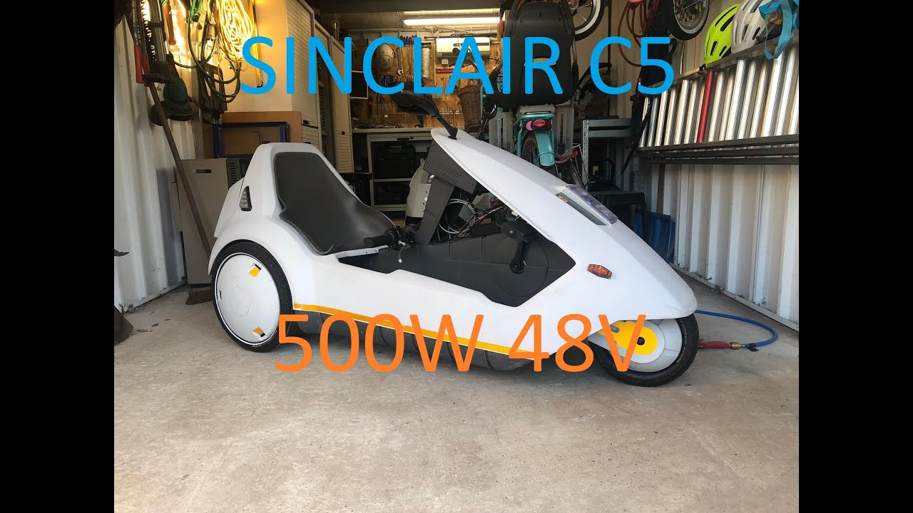 Custom Ebike- Sinclair C5 48V 500W Hub motor
