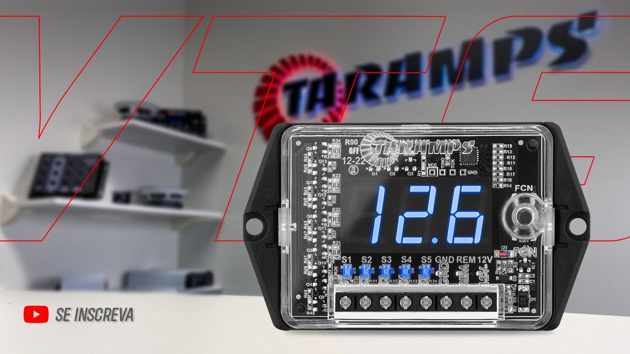 Recursos e funcionamento do voltímetro e sequenciador Taramps VTS 5.1 | Taramps