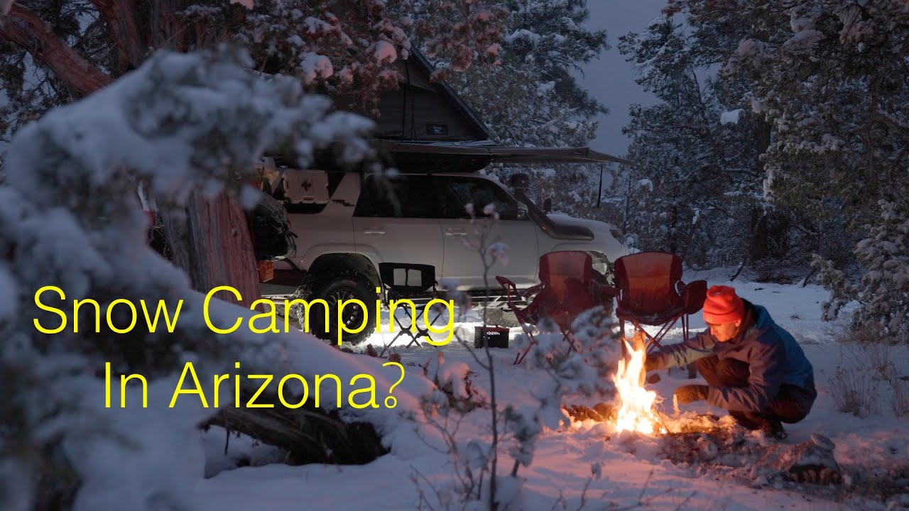 Upgrading Our Ovrlnd Camper & Suspension on an Epic Snow Camping Trip in AZ!