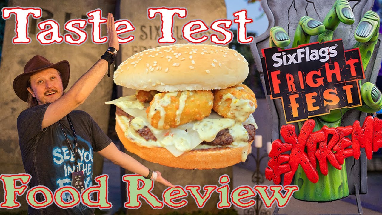 Taste Test Food Review | Fright Fest Extreme 2024 | Six Flags Magic Mountain