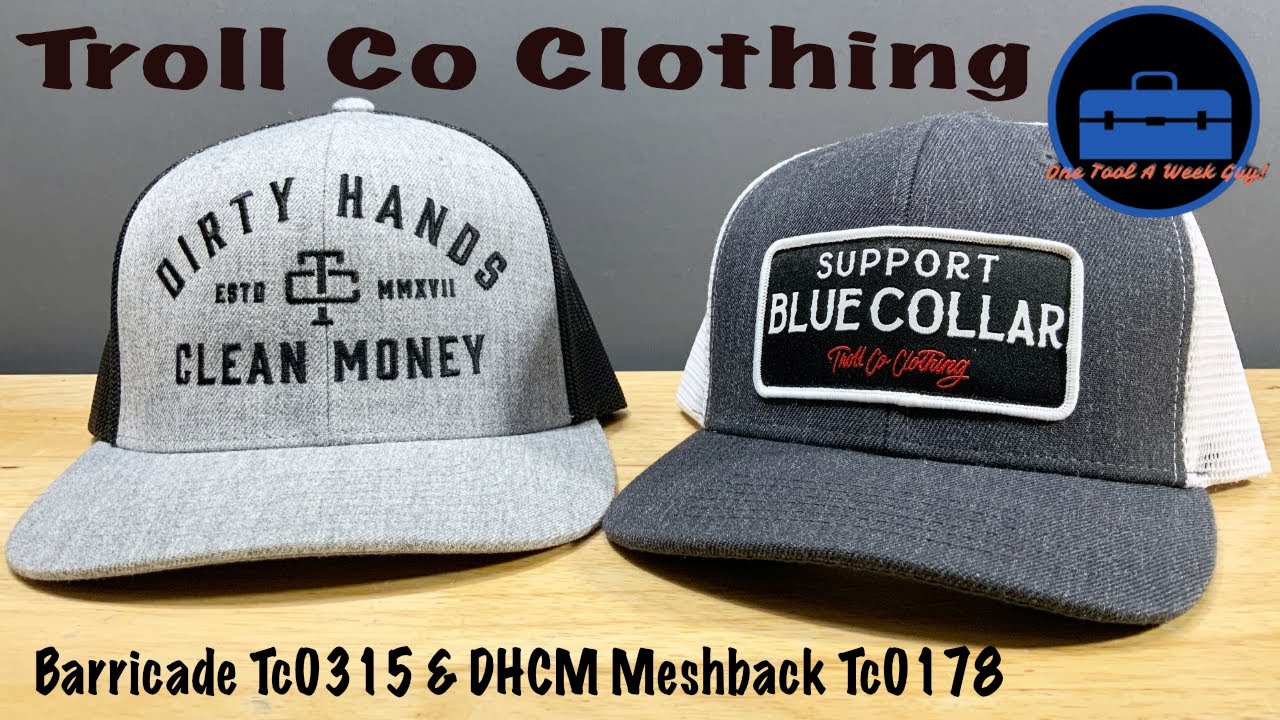 Working Clothing (Troll Co Hat Barricade TC0315 & DHCM Meshback TC0178)