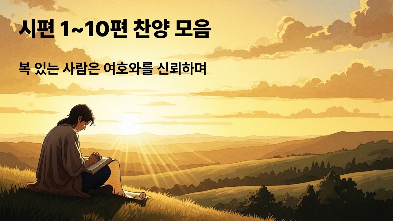 시편 1~10편 말씀 찬양 | 하나님을 신뢰하는 믿음