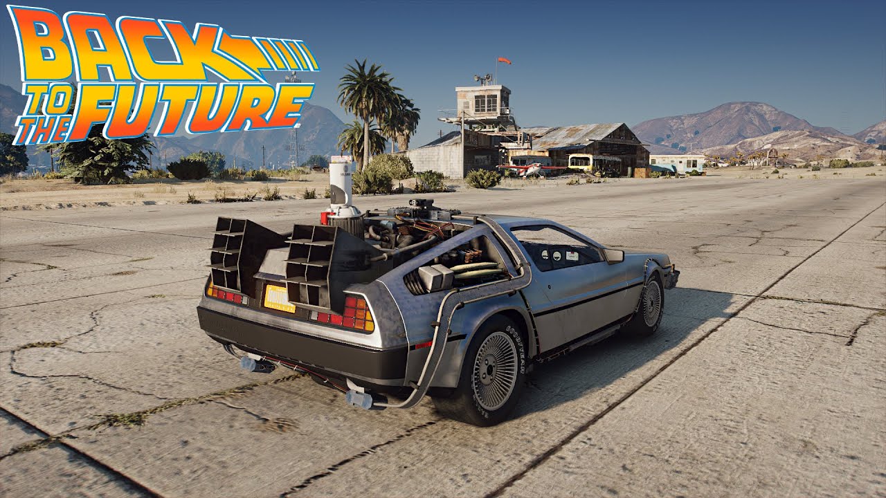 GTA 5 - Full Video BACK TO THE FUTURE (DELOREAN MOD)