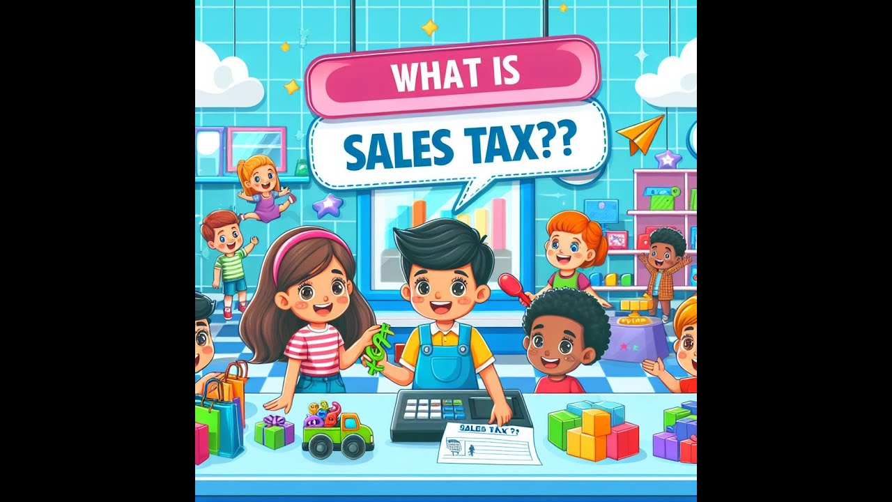 Sales Tax Explained for Kids! 🛍️💰