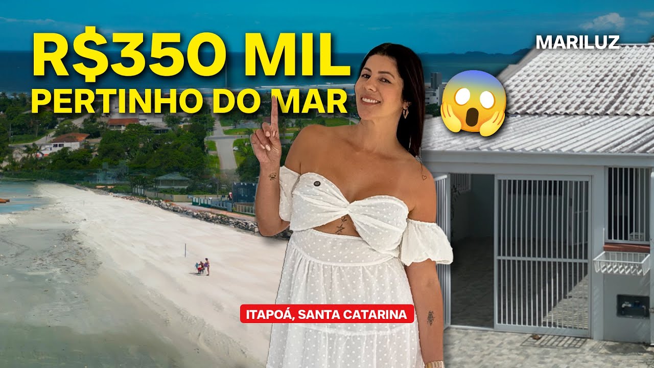 VENDIDA! Imóvel em Itapoá por R$ 350 mil | 400m do mar e aceita financiamento