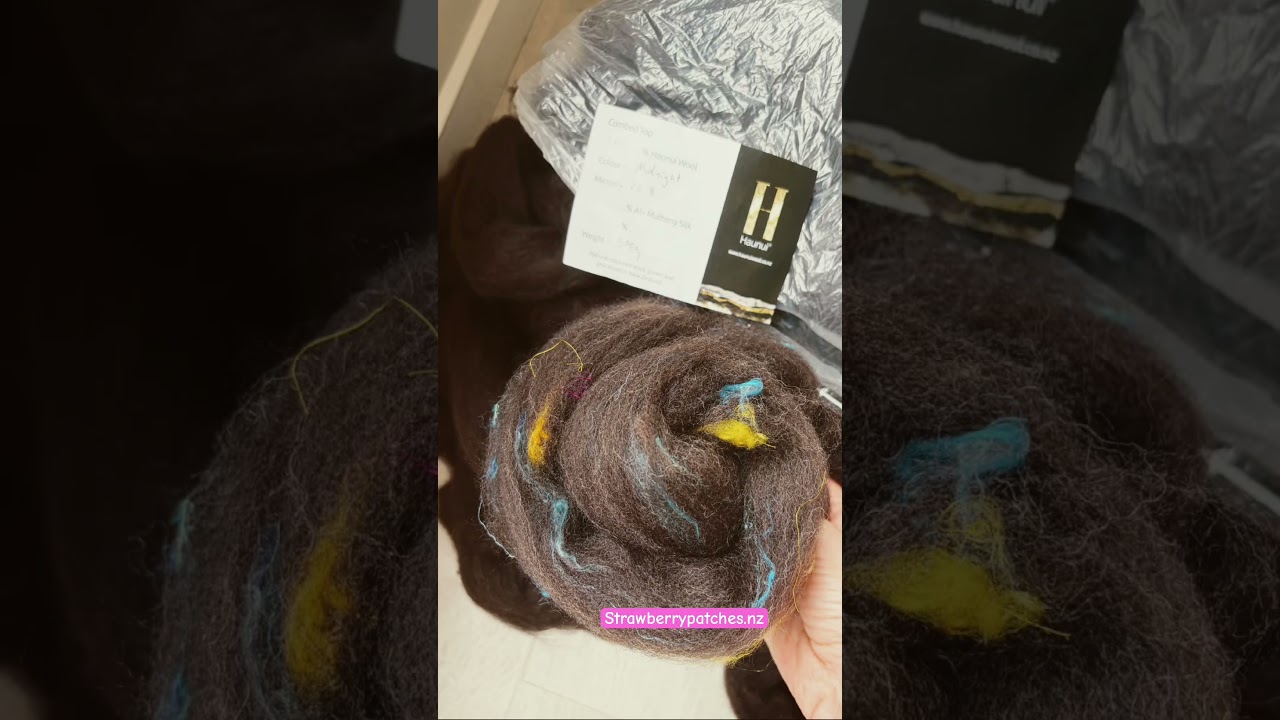 Let’s make Haunui/silk batt with 26 micron finest NZ fibre! 