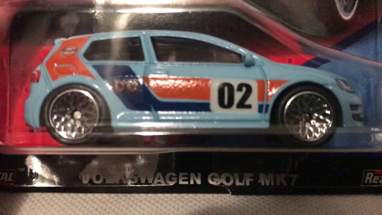 Hot Wheels Volkswagen Golf MK7 (2019 Car Culture - Gulf)