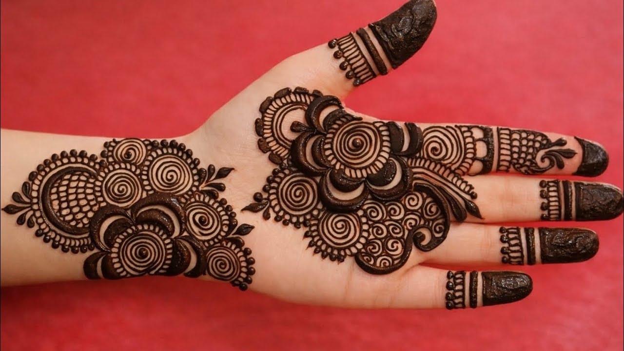 Easy beautiful Arabic mehandi design | simple stylish new front mehandi design | mehandi design 2026