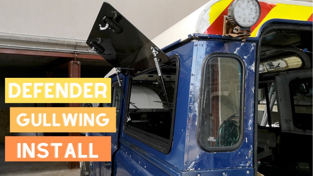 Defender Gullwing Window Install
