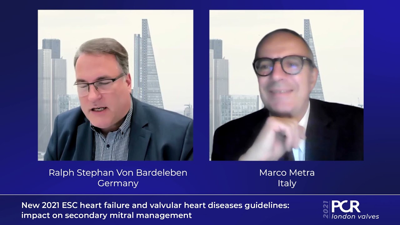 New 2021 ESC guidelines: Impact on SMR management  - PCR London Valves 2021
