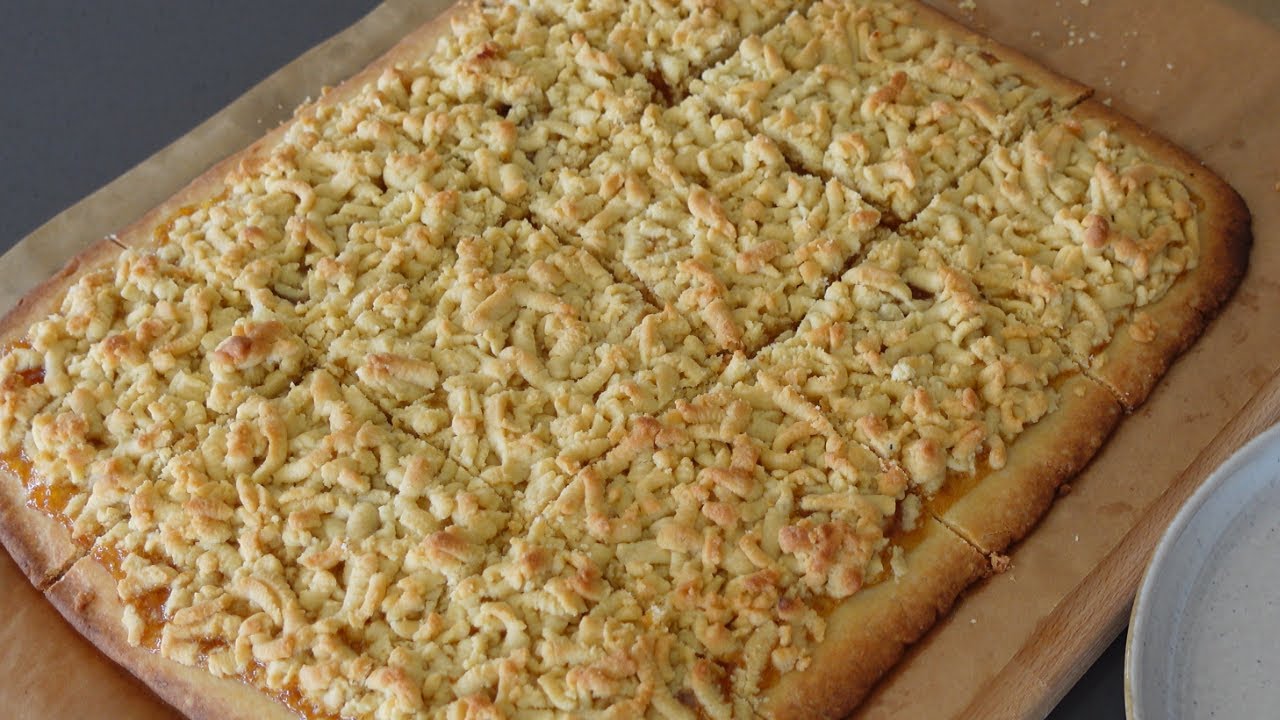 Ultimate Crumbly Apricot Jam Pie/Slice with Secret Ingredient | Quick and Easy Recipe
