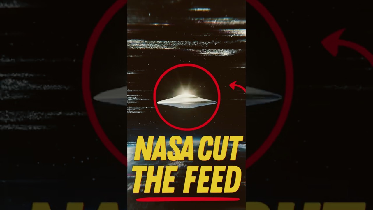 2 UFOs That Made NASA Cut the ISS Live Feed 👽🚀 #NASA #UFO #Space #ISS #UAP  #disclosure #aliens